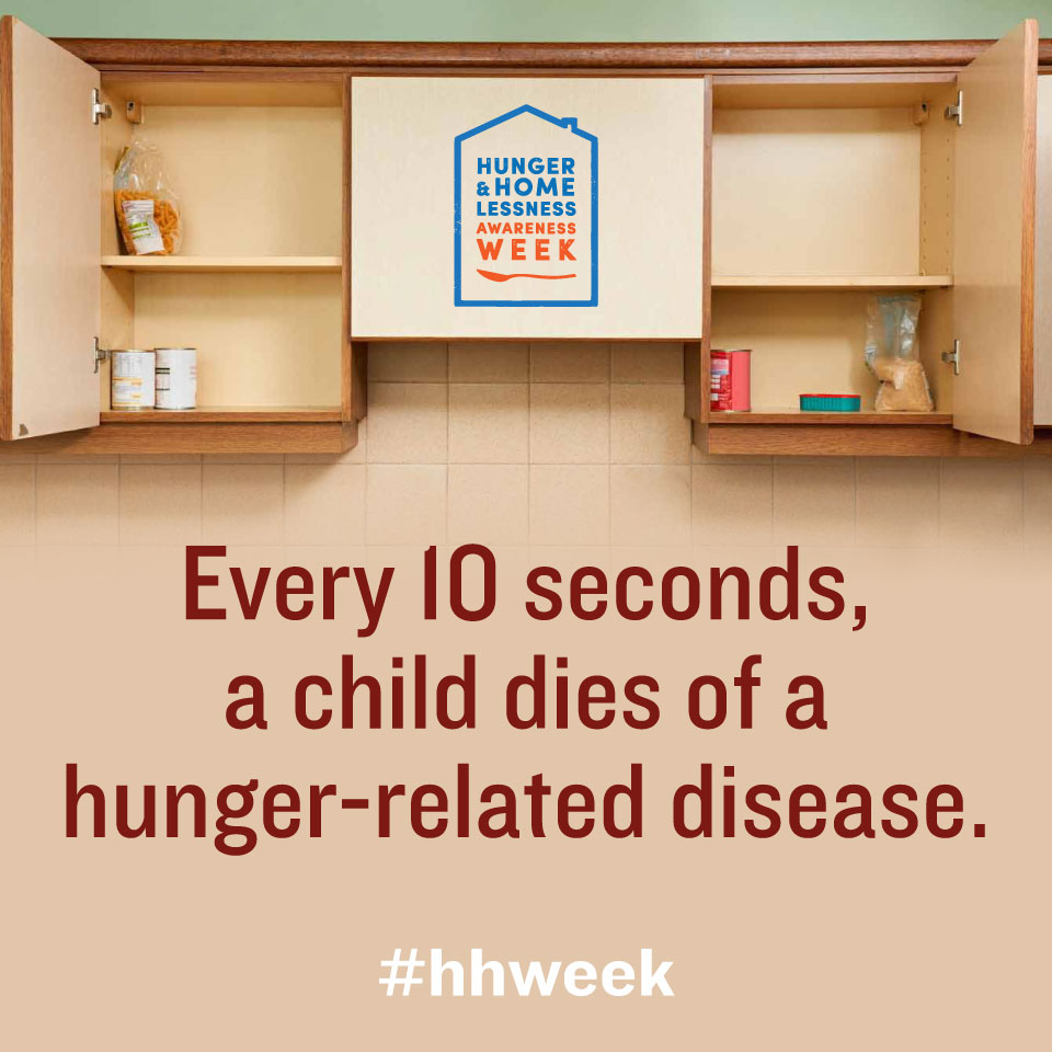 It is a sad moment to think of 1 in 6 children live in poverty in the U.S. alone. November 12 through 20, we challenge you to offer food or sustenance to any person or people that is/are homeless or living in poverty.  #HHWEEK2022 #HHWEEK