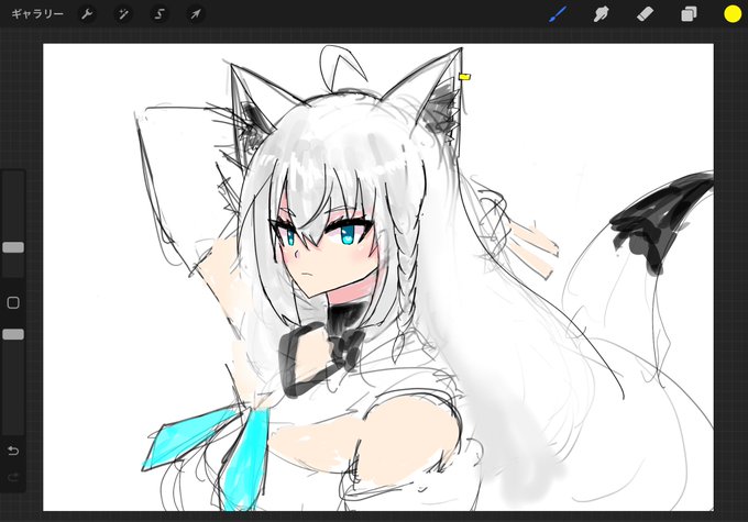 深夜の落書きフブちゃ 