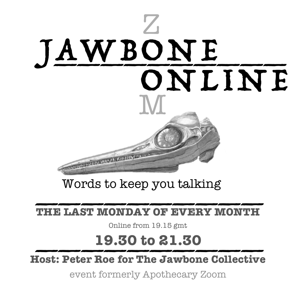 The Jawbone Collective is a group of poets from Wessex  committed to bringing spoken word events to venues online and in the real world. Our publications are generally new unpublished poets in the Southwest/Wessex in the UK.
PM for Details. #mediachap #jawboneonline #wessexmedia