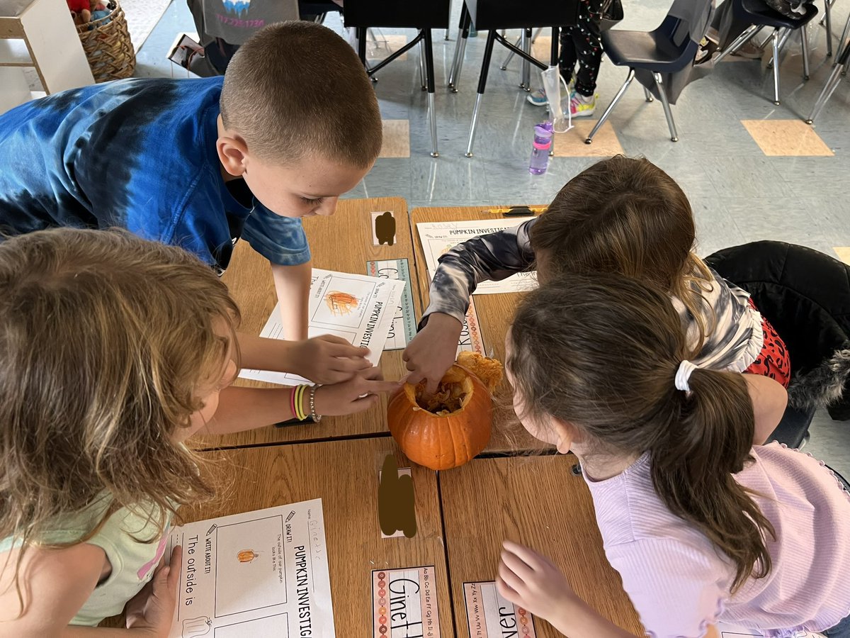 Happy National Pumpkin Day!! We did a pumpkin investigation today!🎃