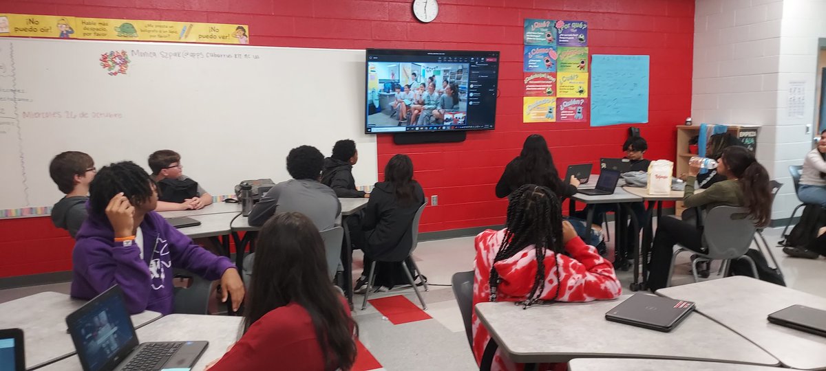MONICASZPAK's tweet photo. Virtual Exchange with Argentina! An amazing experience for students! @ParticipateLrng #unitingourworld @CabarrusWest @TessSalas @KrinaPressley https://t.co/FtSK3RrnnX