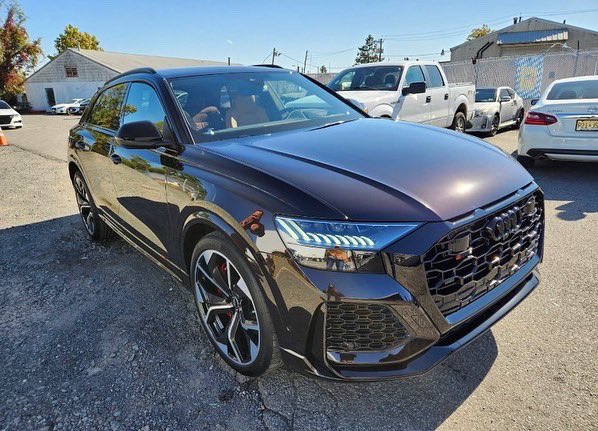 AutoActionNJ's tweet image. Check out this 2022 Audi RS Q8 that just left our shop! Our team did a stunning full wrap using Llumar gloss! Full PPF done &amp;amp; a K-40 Radar System! Looks incredible! Some pictures of the process included 🔥 #llumar #llumarppf #llumarpaintprotectionfilm #audi
