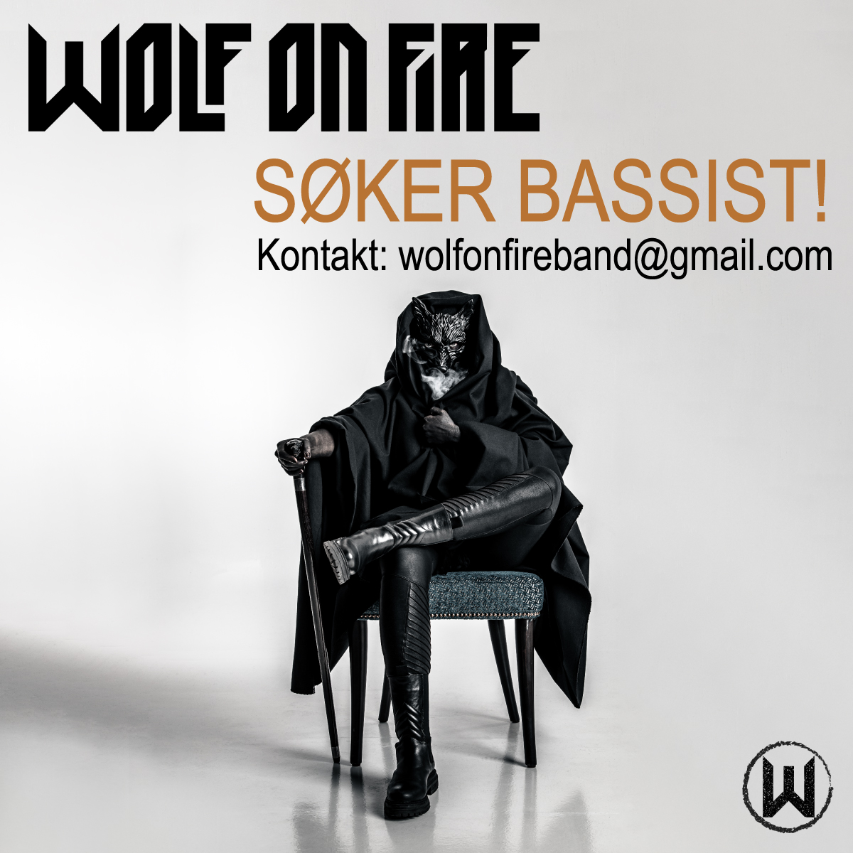 Vi søker deg som er djevelsk god på bass, er dedikert, motivert. kreativ og elsker å sparke fra på scenen. Du som har både lyst OG tid til å være musiker i et etablert band. Bor du lokalt (Stavanger omegn) er det ett stort pluss🔥

Kontakt oss:
wolfonfireband@gmail.com eller DM
