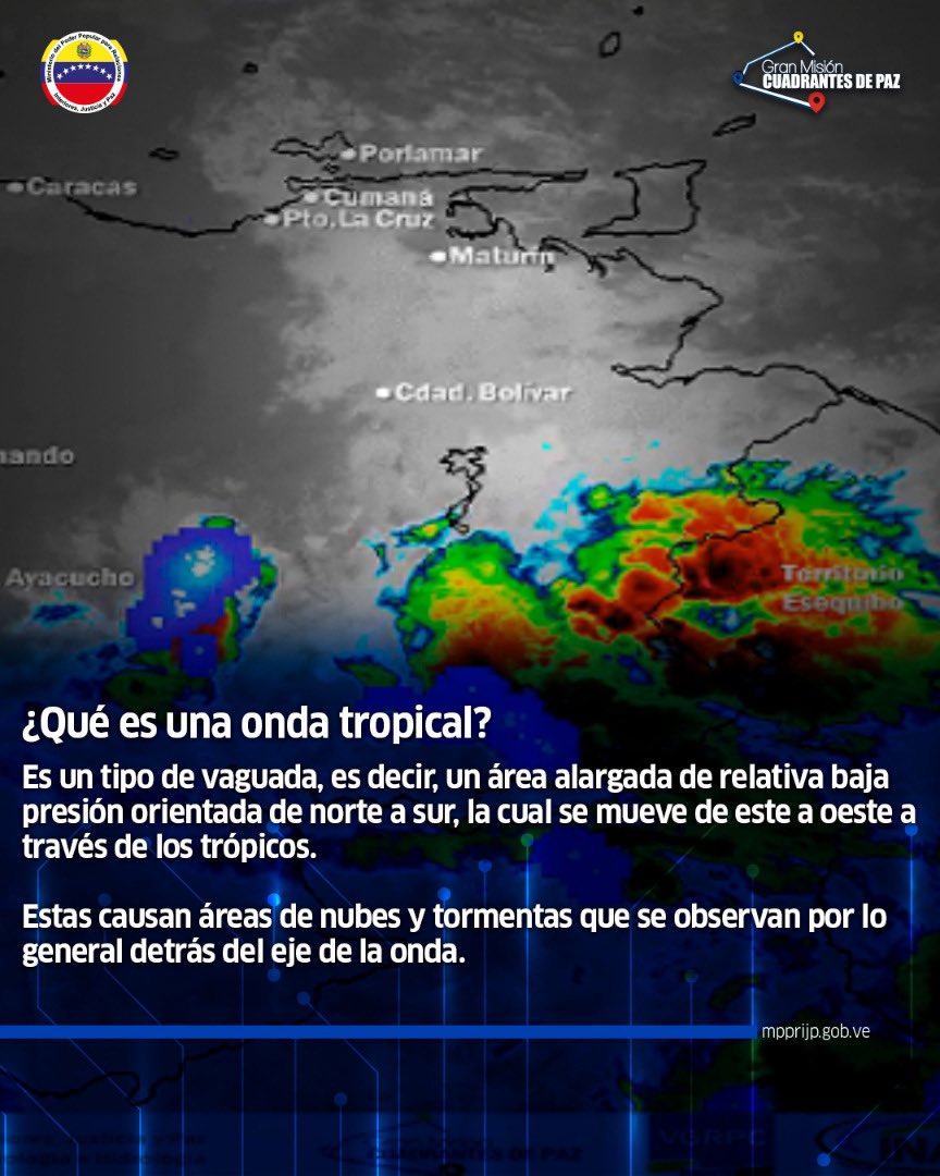 MijpVzla's tweet photo. 🗣#26Oct|| Sistema Nacional de Gestión de Riesgo y Órganos de Seguridad Ciudadana se mantienen prevenidos y #alertas en todo el Territorio Nacional con la llegada de la Onda Tropical Nº 47, para garantizar el resguardo y protección del pueblo.
#AvanzandoJuntoAlPueblo https://t.co/j9Ytx2cT5q