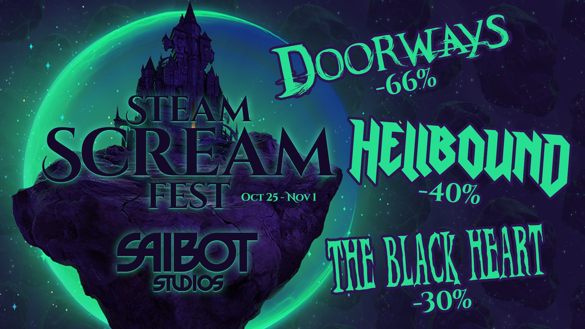 Saibot Studios 🇦🇷 on Twitter "🎃 STEAM SCREAM FEST IS HERE! 🎃 All our