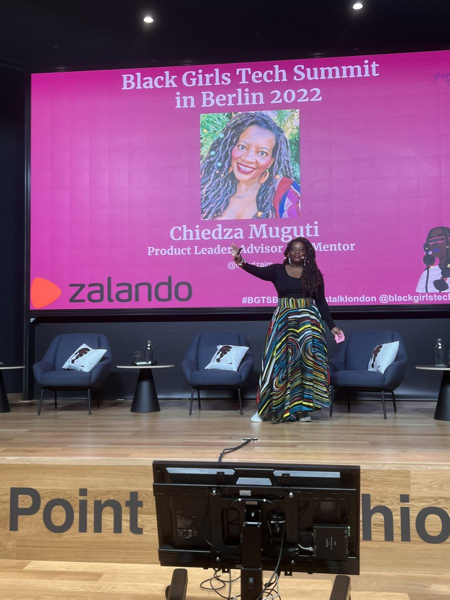 It’s more than a summit, it’s a season launch. The Black Girl Tech Summit just kicked off in #Berlin tonight. So thrilling to see hundreds of talented people here, claiming their power in tech #BGTSBerlin <a href="/GirlsTalkLondon/">GirlsTalkLondon</a> Next stop, London, then… global 👏🏾👏🏾