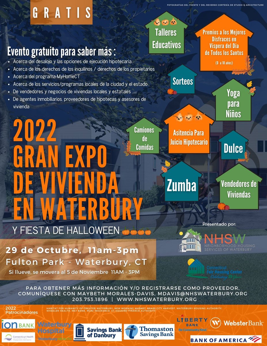 nestct_'s tweet photo. Just 3 days away! Will we see you there?
#GWHousingExpo #WaterburyCT #CT #HousingResources #MiniWorkshops #CostumeAwards #Candy #Vendors https://t.co/Fi7GMGxsib