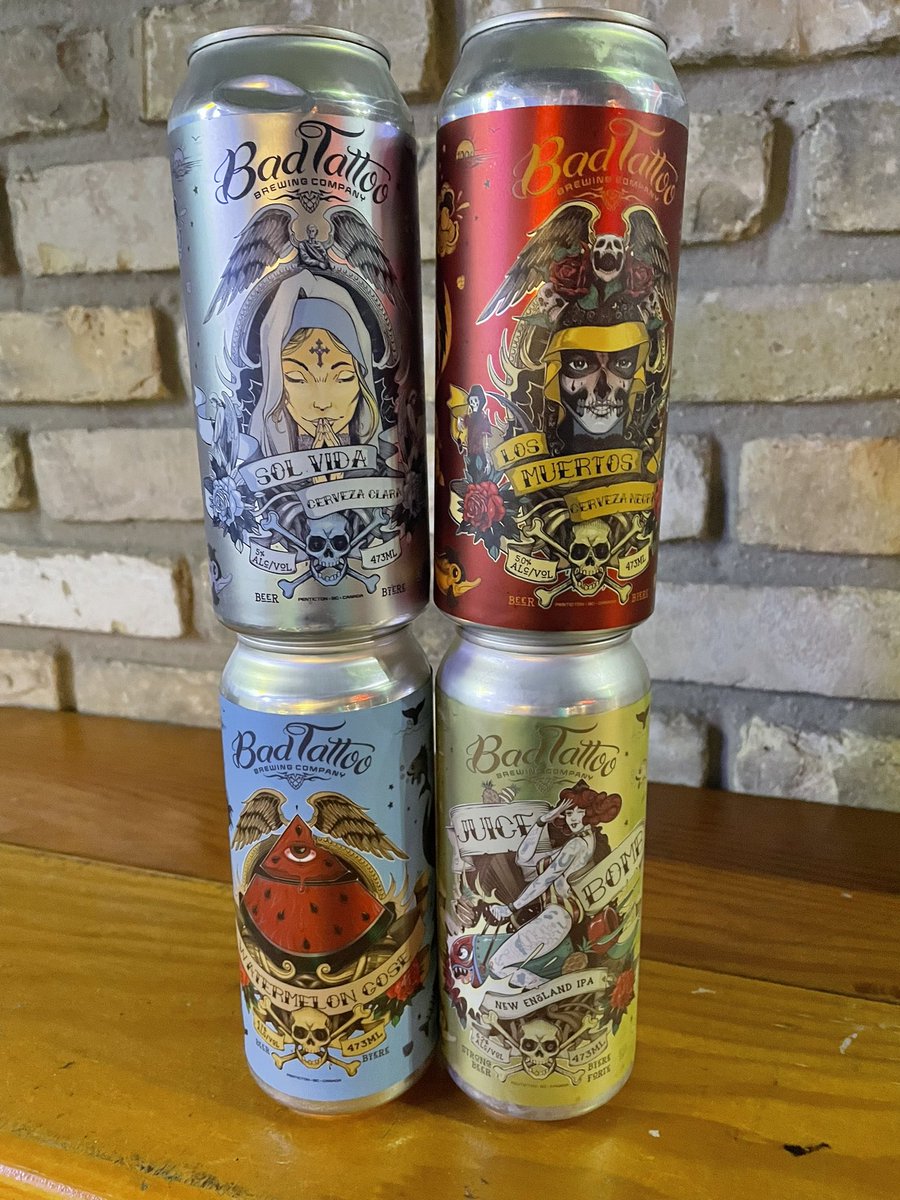 theNobBar's tweet image. Current @kilterbrewing line up, and some new brews from Bad Tattoo brewing