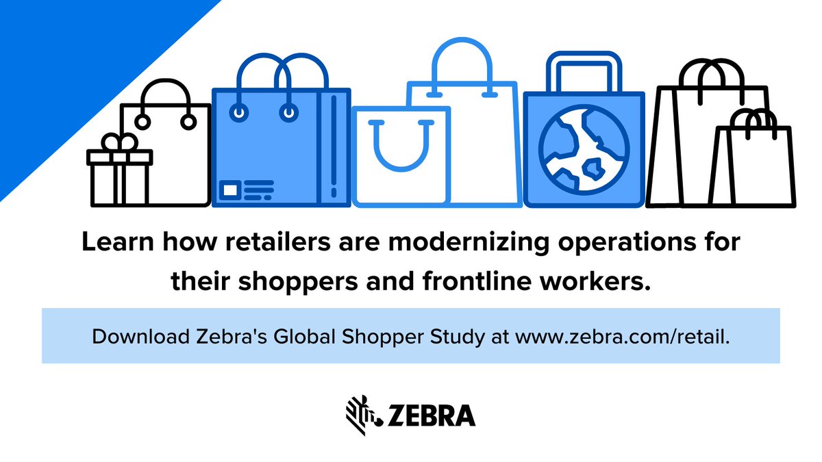 DFFawley's tweet photo. Today’s shoppers don’t see channels; they see just one shopping experience regardless of the way they shop. Zebra's 15th Annual Global Shopper Study proves that #retail is always changing and #tech is a must-have. https://t.co/iyzxCYX9eC 

#ZebraEmployee #ZebraShopperStudy https://t.co/63ywBitV0b