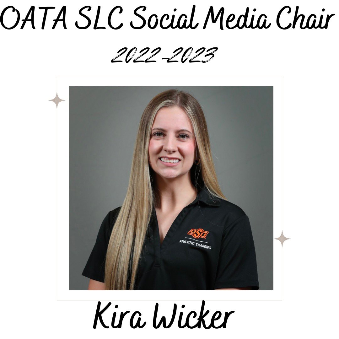 OKStateMAT's tweet photo. This past Monday at our monthly OATA Student Leadership Committee meeting we elected several chair positions. Congratulations to Cheyann Sales and Kira Wicker for being elected by their peers! Excited to see the impact you all make representing OSU-MAT. 

#okstatemat #at4all https://t.co/s70AWQn9i9
