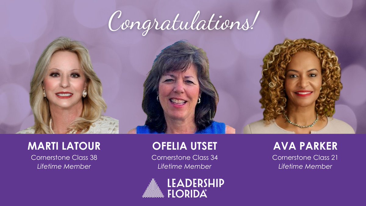 LeadershipFla's tweet photo. Ofelia Utset (#CornerstoneClass34, #GulfstreamRegion) was selected as the 2022 ATHENA Leadership Award recipient by @chamberupdate. Marti Latour (#CornerstoneClass38, #GulfstreamRegion) and Ava Parker (@PBSCpresident) (#CornerstoneClass21, #GulfstreamRegion) were finalists. 👏🏆 https://t.co/UXl8rKE26u