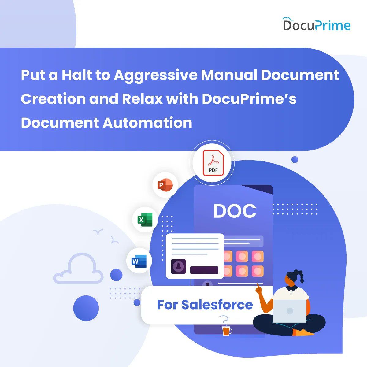 DocuPrime_io's tweet image. You will save a lot of your time and invest in other productive works with #DocuPrime in #Salesforce taking over your #documentgeneration. Schedule your demo now.

buff.ly/3yd36Iu 

#automaticdocumentgeneration #documentgeneration #AppExchange