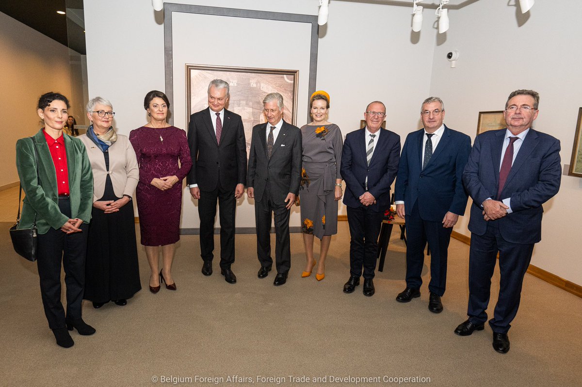 The state visit is a great opportunity to strengthen our cultural ties. Visited the museum dedicated to Lithuanian artist Čiurlionis in Kaunas, this year's European Capital of Culture. In the run-up to its election, Kaunas has been collaborating with Design Region Kortrijk. 🇧🇪🇱🇹