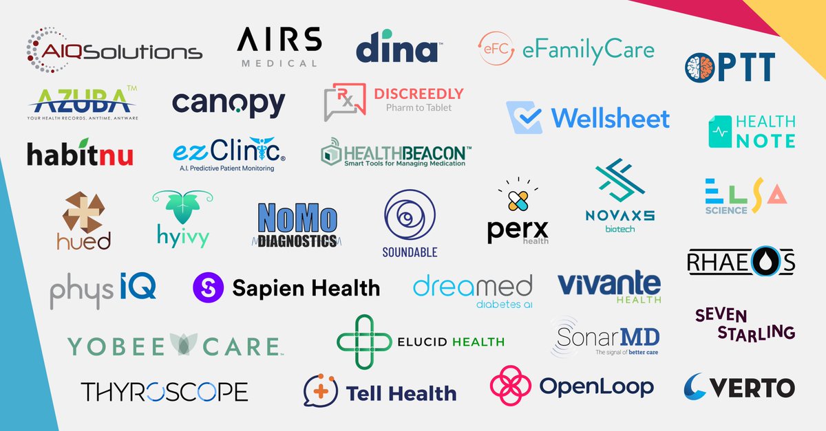 We're going to HLTH! Meet the startups exhibiting with us and come see us at booth #1854 in Vegas! #hlth2022 bit.ly/3TBmV4i