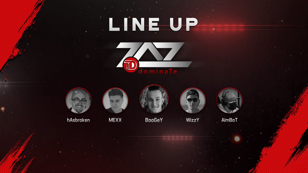 Heute präsentieren wir euch das kommende Line up von ZoAz.dominaTe! Wir sind sehr froh die Jungs bei uns zu haben, und freuen uns sehr, das sie unseren Namen in MWII wieder vertreten! Die Jungs werden auch in diesem Cod wieder alles aus sich raus holen. 

#TeamZoAz #ZoAz.dominaTe
