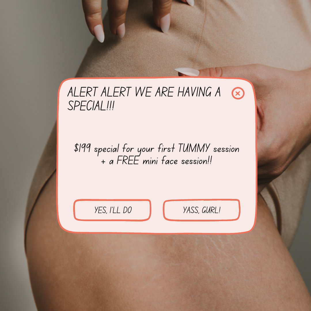 BodyRenewalBar's tweet photo. Don’t forget!! We are offering an AMAZING $199 special for your first Ultraslim tummy session! And if you book now you will get a FREE mini face session!

Book online!
https://t.co/LihZAbiW37

#bodyrenewalbar #cincyfatloss #fatloss #ultraslim #fatlosssolution #redlighttherapy https://t.co/BPuiLG9syR