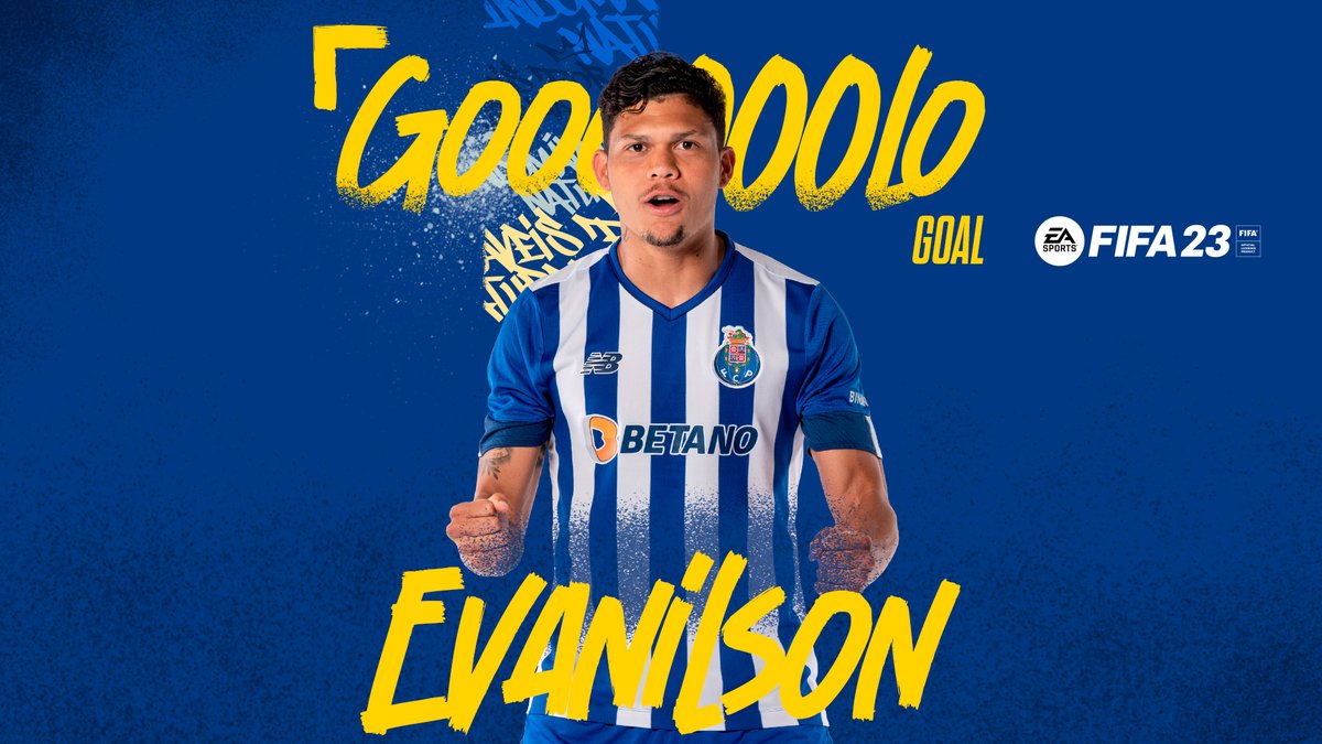 FCPorto's tweet photo. ⚽57' 𝙂𝙊𝙇𝙊𝙊𝙊𝙊𝙊𝙊𝙊𝙊𝙊! É de EVANILSON!!

🔵⚪Club Brugge 0-2 FC Porto

#CBKVFCP #UCL #EASportsFifa https://t.co/PFBABlMHfn