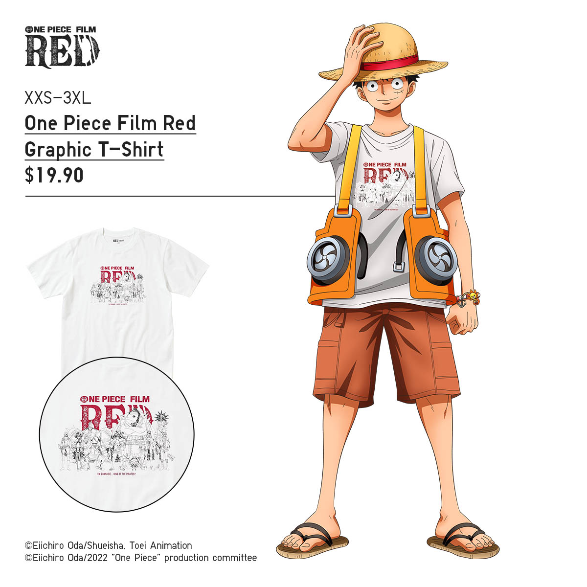 ONE PIECE FILM RED, UT GRAPHIC T-SHIRTS