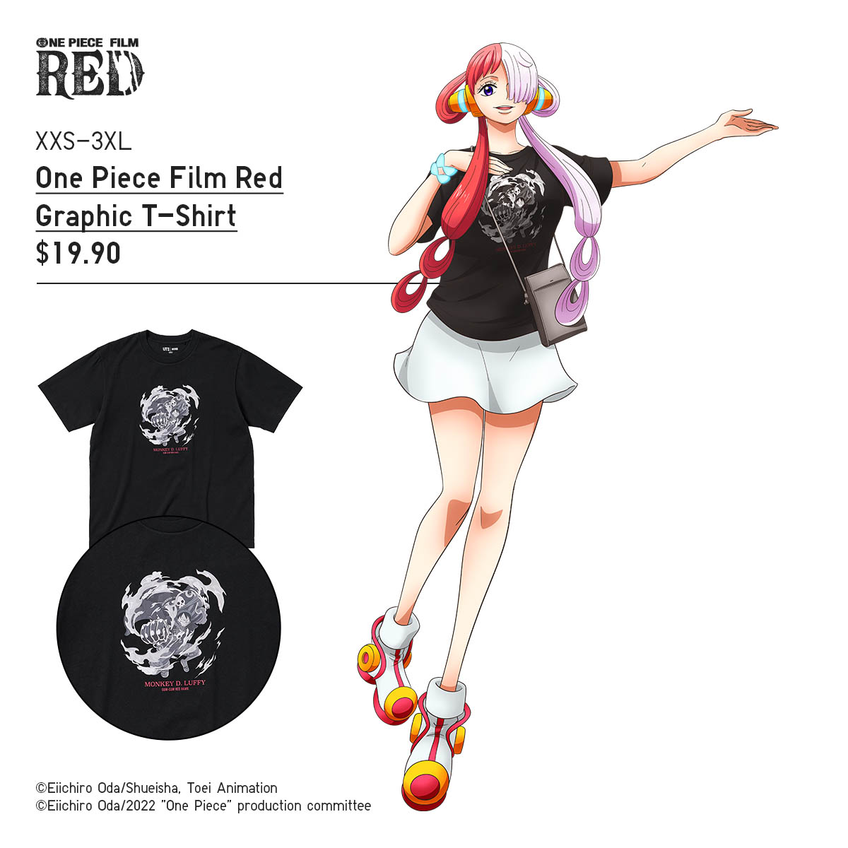 ONE PIECE FILM RED, UT GRAPHIC T-SHIRTS