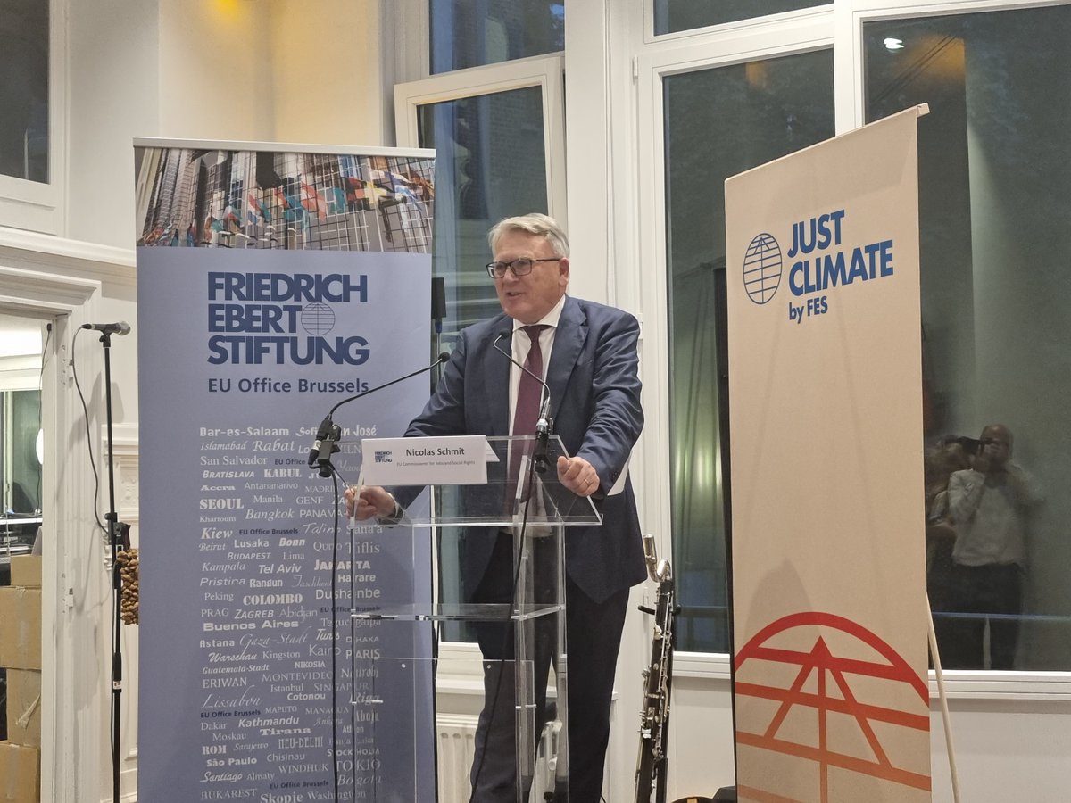 Climate🤝 Digitalisation🤝Justice

As <a href="/MartinSchulz/">Martin Schulz</a> and <a href="/NicolasSchmitEU/">Nicolas SCHMIT</a> put it during our launch event, it's about making the Green Deal work for everyone. Proud to work with this amazing team to make it happen!