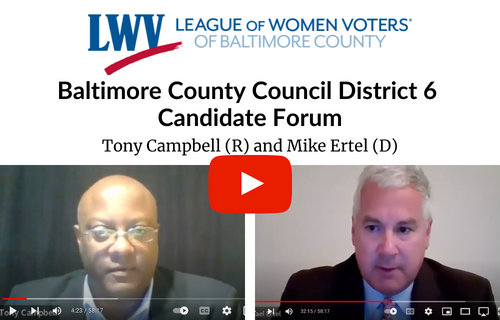 League of Women Voters of Baltimore County tweet media