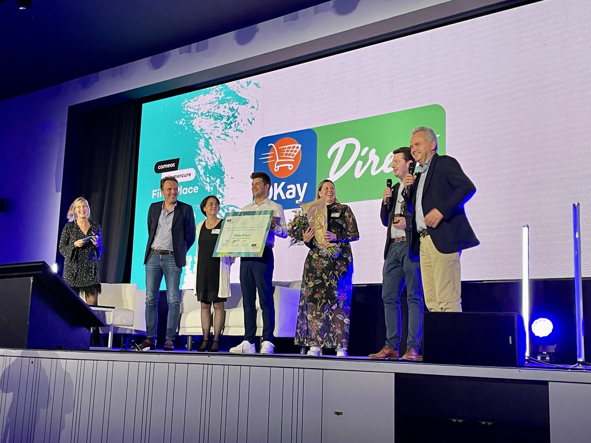 retaildetailbe's tweet image. Okay Direct, de automatische winkel van ⁦@colruytgroup⁩, wint de #mercuriusprijs 2022 van ⁦@comeos_nl⁩ ! 🎉🎉🎉