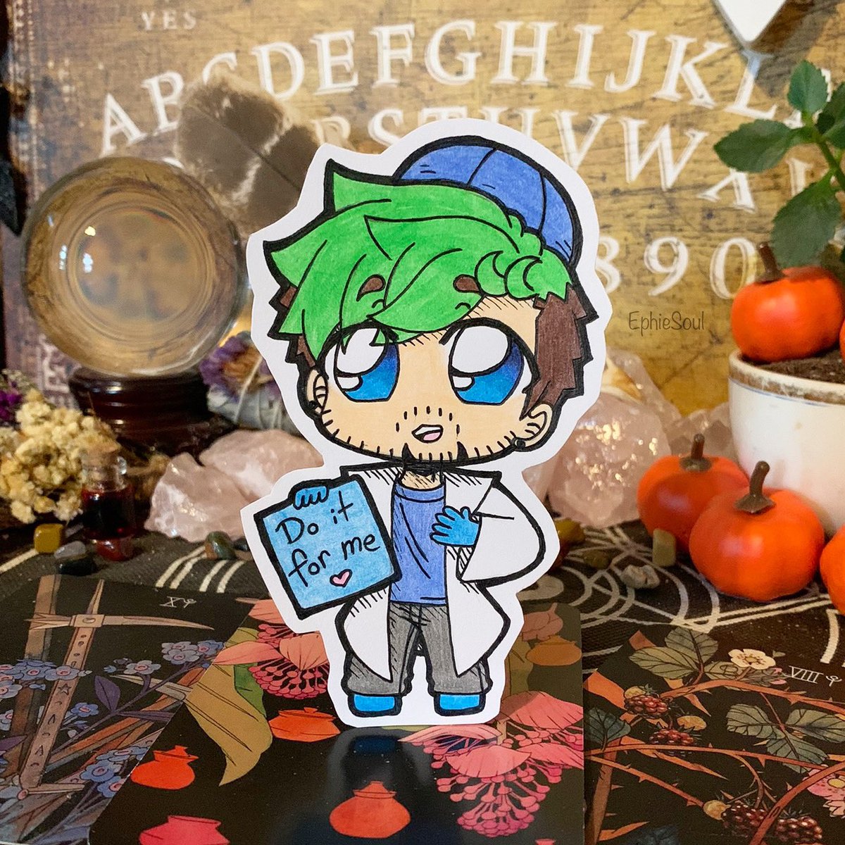 Take care of yourself today! Do it for Chibi Henrik! 💚 Self care and drink some water!
#chibi #fanart #art #henrikvonschneeplestein #jacksepticeye #jse