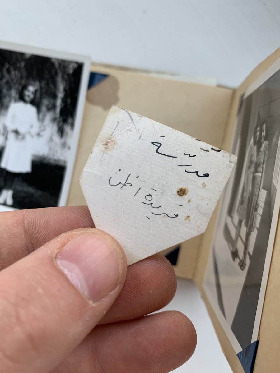museumoflm's tweet photo. I found this vintage family photo album from Beirut, Lebanon at a flea market - help us find the owners! https://t.co/Y6gJQGVgED