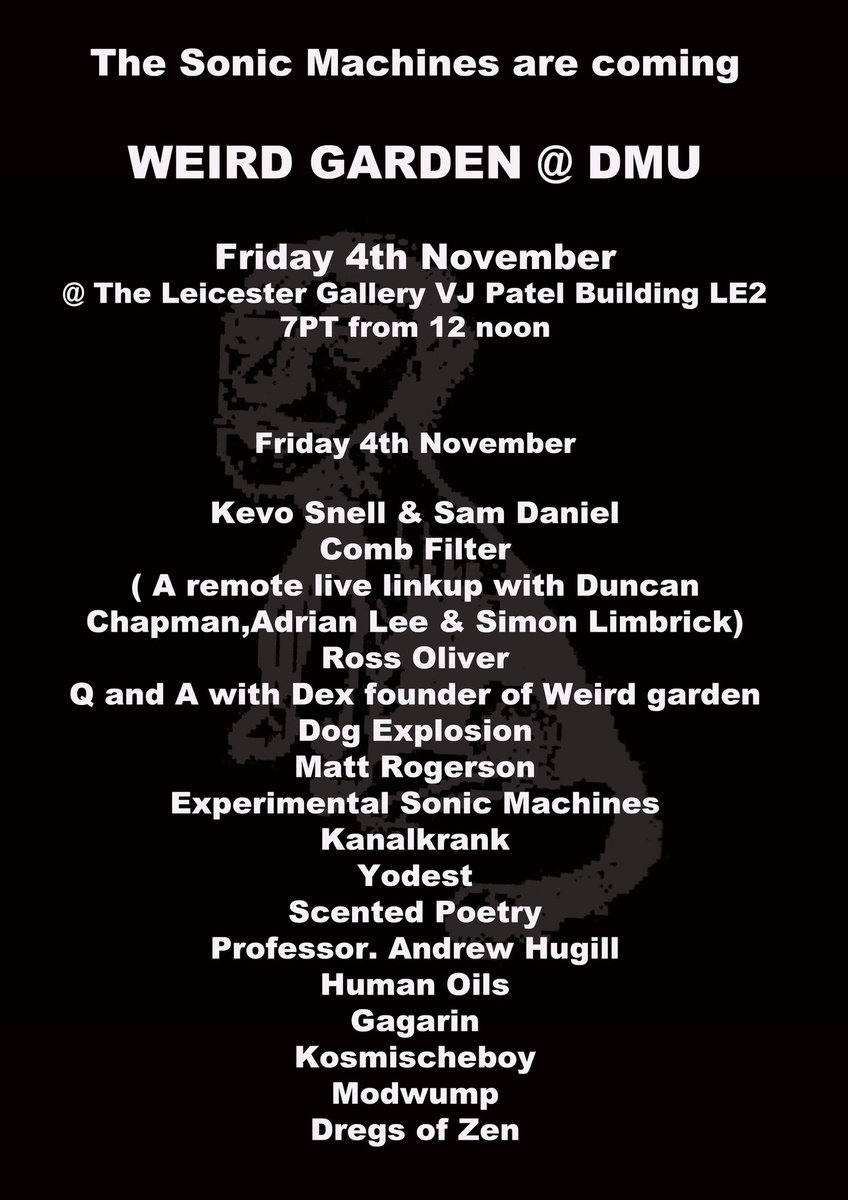 Weird garden <a href="/Leics_Gallery/">Leicester Gallery</a> Friday 4th November <a href="/LeicesterVoice/">Leicester Voice</a> <a href="/Leic_ArtWeek/">LeicesterArtWeek</a> <a href="/leicestermuseum/">Leicester Museums & Galleries</a> <a href="/WhatsOnLeics/">What's On Leicester</a> #conceptart #fineart #music #sound