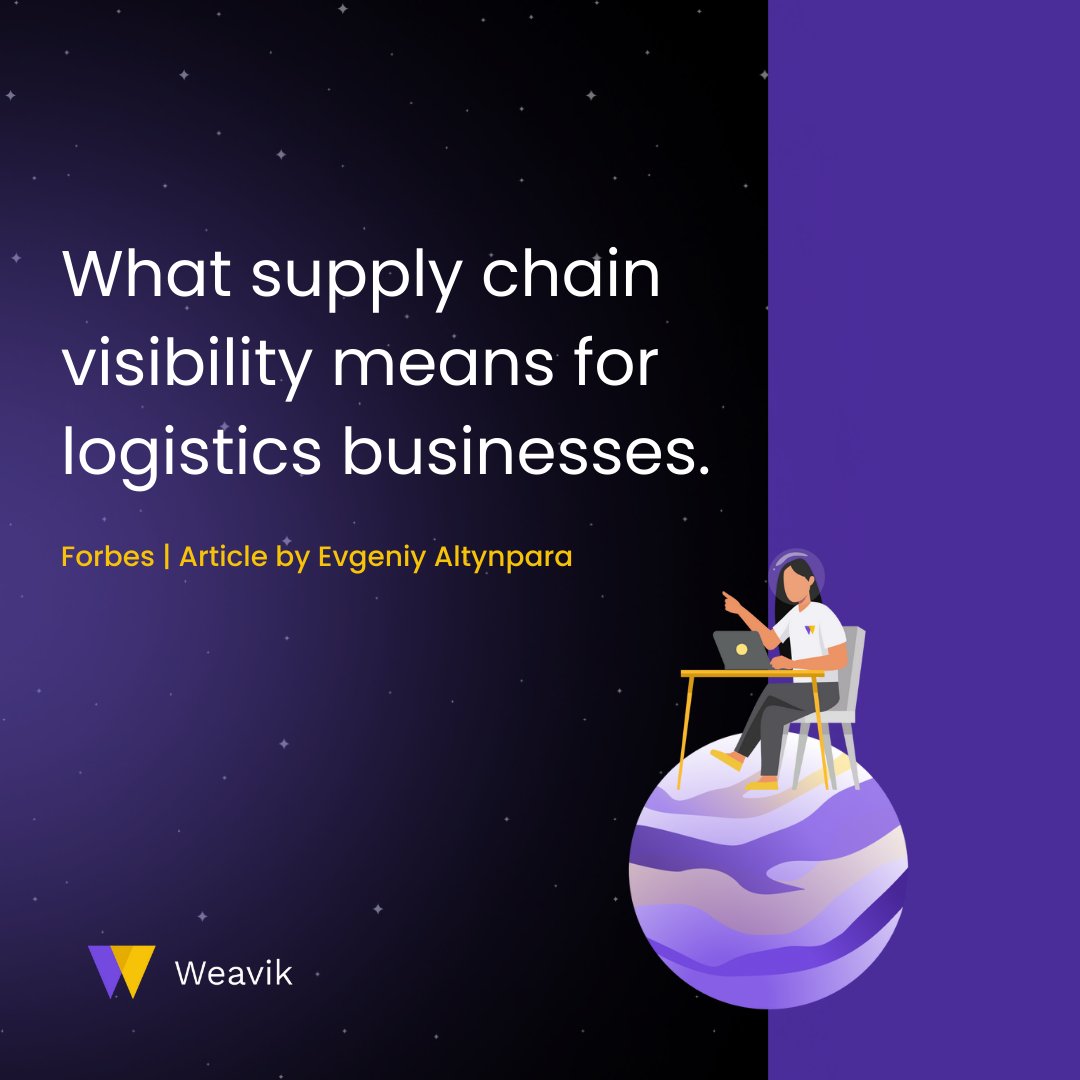 📦 📲 Supply Chain Visibility (SCV) software solutions can help achieve a fast, transparent, and secure supply chain.  
 
forbes.com/sites/forbeste… 

#supplychain #logisticstechnology #supplychainvisibility