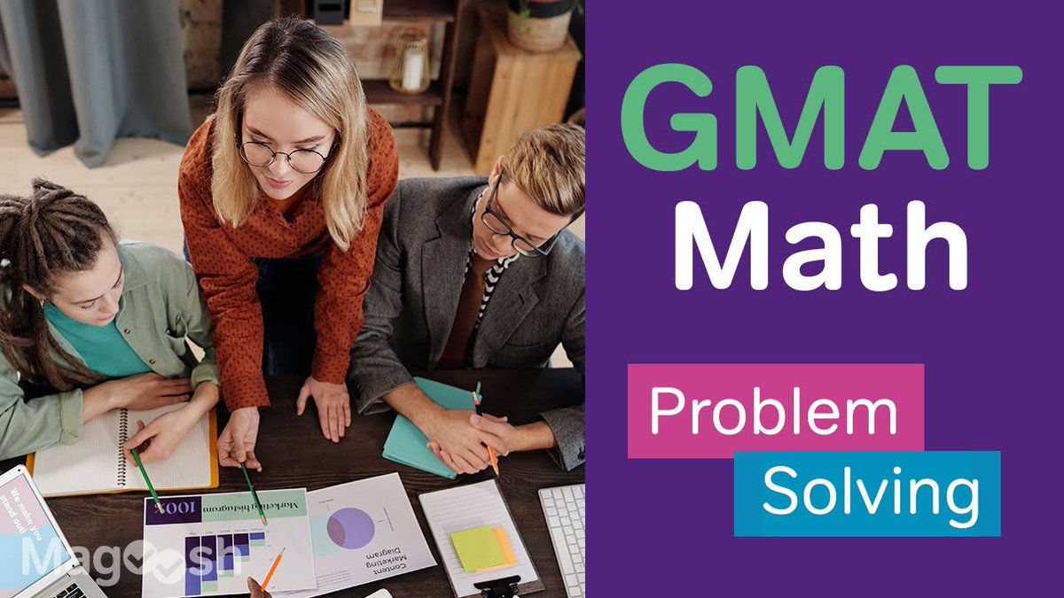 Solve a #GMAT math problem in one minute! This video explanation is to question 199 in the Problem Solving section of the 12th Edition of the GMAT Official Guide.
bit.ly/3qcmMXZ