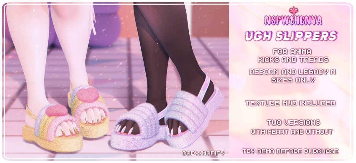 !NEW!

NSFWZHENYA - UGH Slippers for ANIMA Kicks and Treads

Flickr with info and taxi:
flickr.com/photos/1951632…