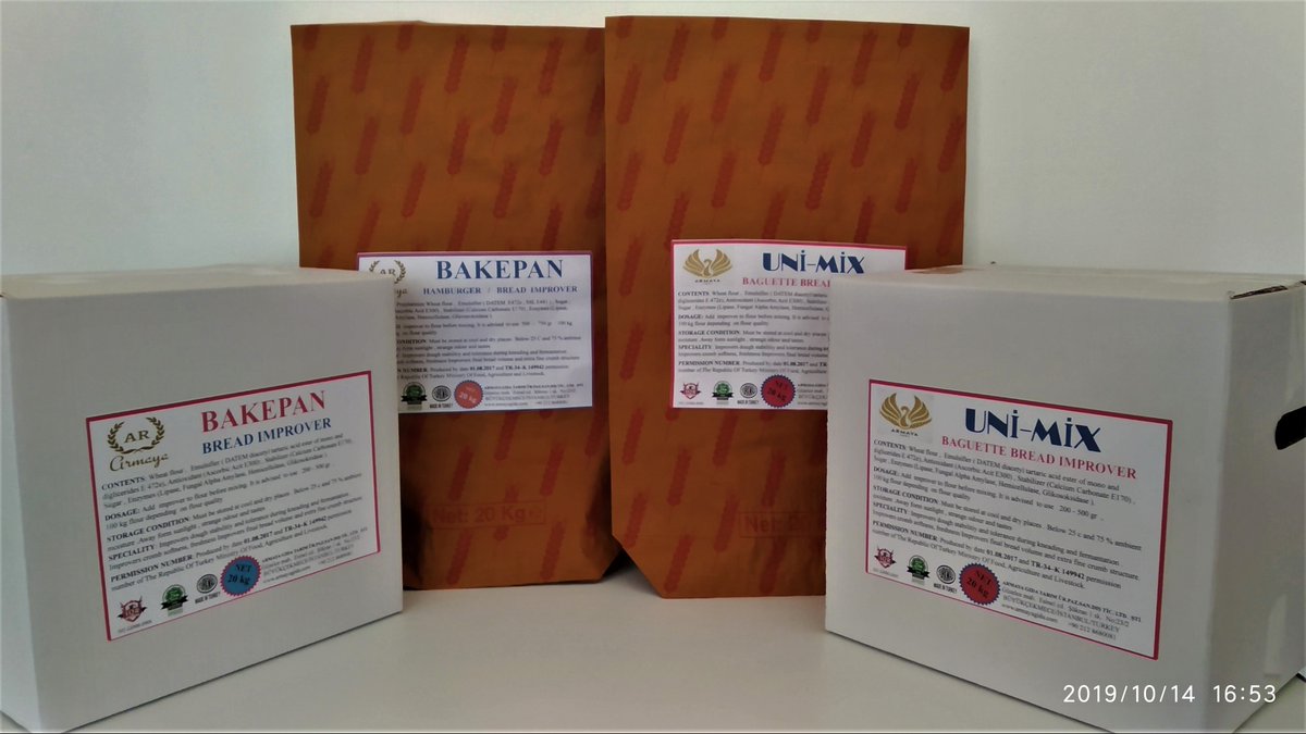 #bread #breadimprover #flourimprover #bakingpowder #instantdryyeast #yeast #levure #bakery #bakerymachine #bakeryingredients #boulangerie #pain  #backmittel #brot #fırıncılık #ekmek #ekmekçilik  <a href="/Sadri1010/">ARMAYA GIDA - Sadri KÖSERİ</a>