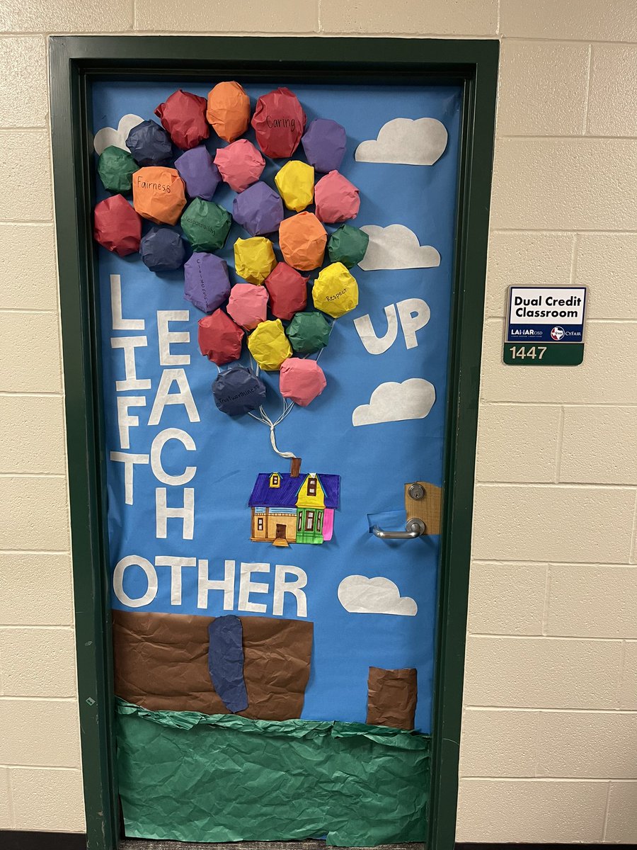 TeachNellie's tweet photo. Shout OUT to my amazing 4th period babies for winning an ICE CREAM PARTY for creating a great character counts door @FosterHSNews ! ๐ค๐#proudyteacher #charactercounts #fourthperiod @LCISD_CCMR @FosterWomenXC @FosterSoccer @FosterBand01 @FosterHSCheer @Foster_vball https://t.co/mtmJiQn0kY