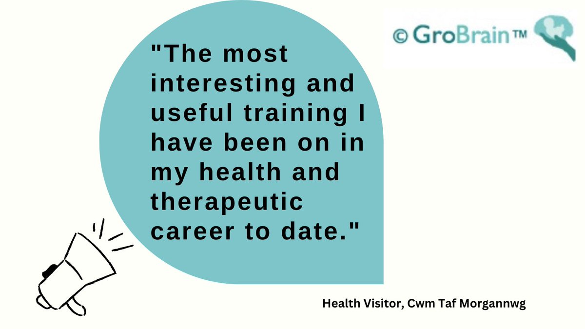 grobrain's tweet photo. So wonderful hearing feedback like this. Makes our job so incredibly rewarding.
Shared by another Health Visitor who did our foundation day training last week. They gain the underpinning knowledge on brain development, the stress response, attachment & attunement. #grobrain https://t.co/R8nYhontAn