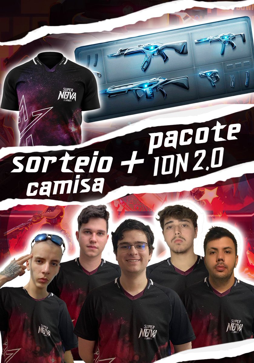 snovateamgg's tweet photo. Nova LINE da SuperNova chegando na área ⚡️⚡️
E para dar as boas-vindas vamos sortear a Bundle ION2.0 + Camisa OFICIAL da SuperNova

requisitos:

✅seguir os perfis
@snovateamgg
@kakavlr
@vhl_fps
@rotexvlr
@pallavlr
@sttlololo
✅marcar 2 amigos
✅dar RT

Resultado dia: 31/10/2022 https://t.co/7nvwbsxbOL