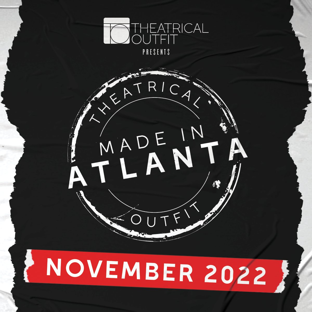 While the doors to the theater are blocked by construction vehicles, we're putting new work center stage w/ MADE IN ATLANTA - a dynamic program of readings, headlined by a major new commission that explores the early life of Congressman John Lewis. theatricaloutfit.org/new-work/