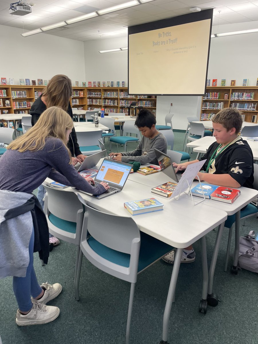 Library trick or treat! #notricksbooksareatreat#inspireexcellence#welovereading <a href="/EubanksDragons/">Eubanks Intermediate</a> <a href="/Carrollisd/">Carroll ISD</a>