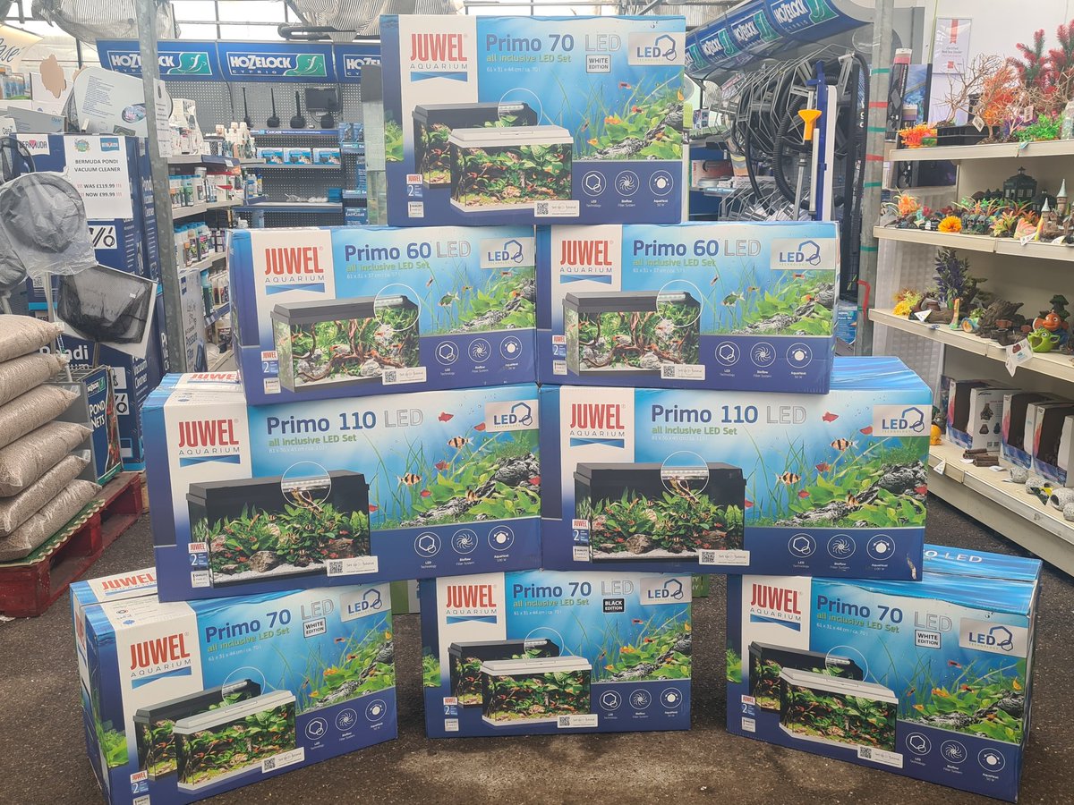 TropShop's tweet photo. Juwel Primo SPECIAL OFFER
We have plenty of stock of these fantastic aquariums.
When purchasing one of these aquariums mention code FB10 to get 10% off of Water Treatments, Gravel, Backgrounds and Decor*
*while stocks last 
#juwelprimo #juwelaquarium #fishtank #tropshop #aquarium https://t.co/0V6nWtJdbI