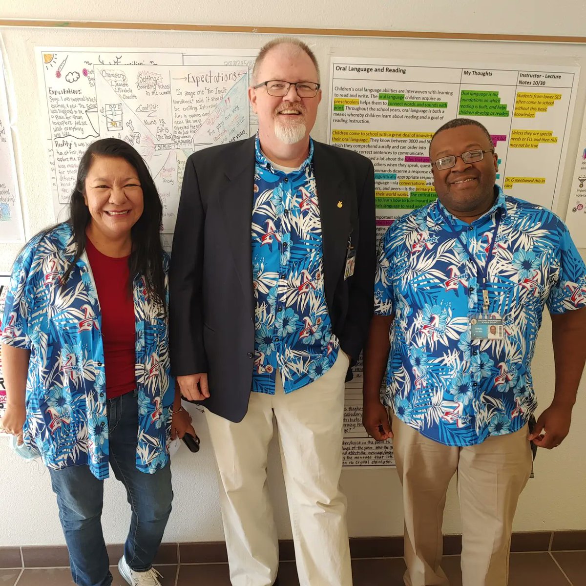 MisterTorg's tweet photo. It's #HawaiianShirtWednesday  @Americas_HS #BlazerNationUnited https://t.co/P7y7UsM9xN