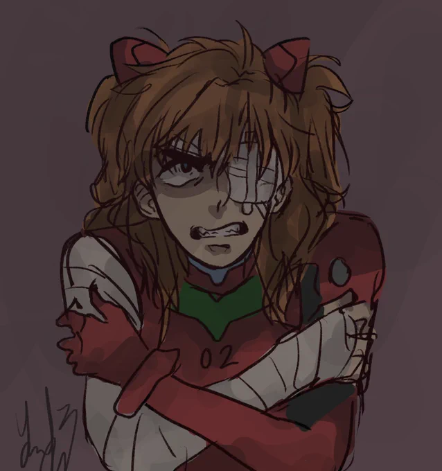 more old art i don't think i posted, angy asuka 