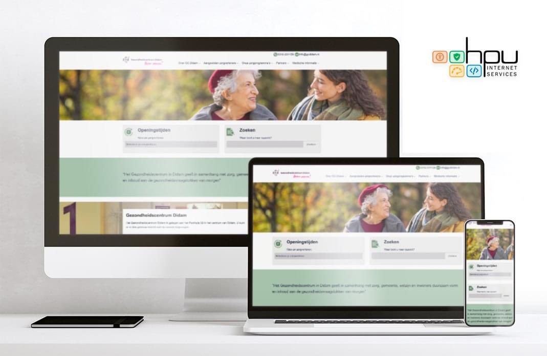 Voor Gezondheidscentrum Didam heeft HPU een nieuwe website ontwikkeld 🎈

Het Gezondheidscentrum geeft in samenhang met zorg, gemeente, welzijn en inwoners duurzaam vorm en inhoud aan de gezondheidsvraagstukken van morgen.

Bekijk de nieuwe website op: gcdidam.nl