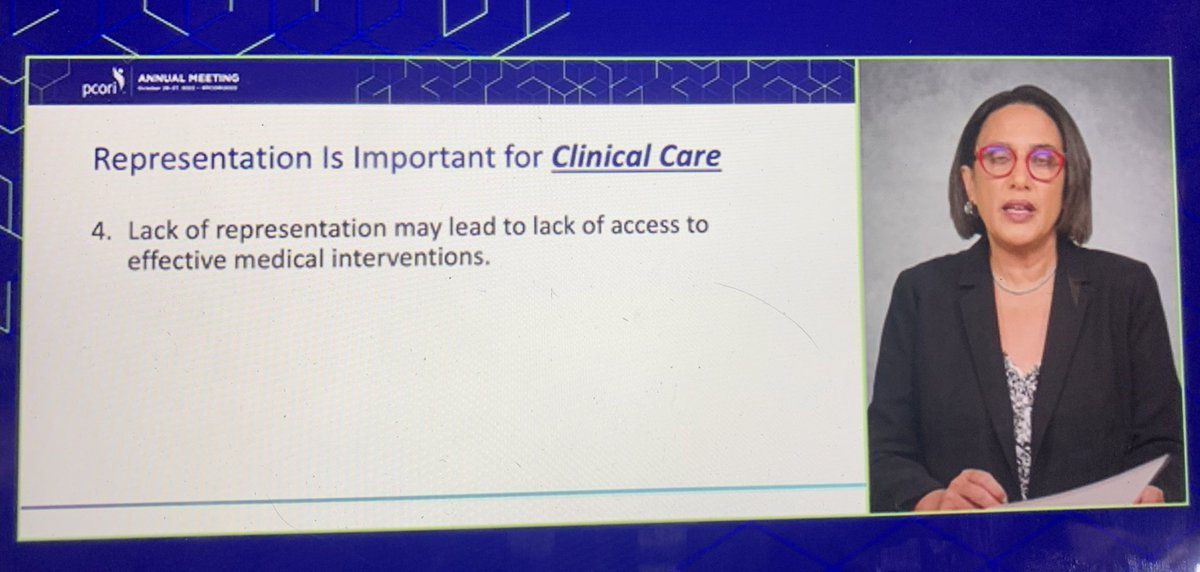 mjedick's tweet image. @CSHPatWork is developing a workshop with @PCORI funding for researches to practice building trusting relationships with communities that historically don’t trust research and medical enterprises. Without relationships there is no trust. Listening to KBibbinsDomingo at #PCORI2022