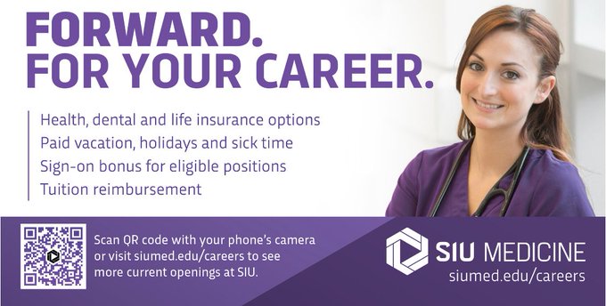 Check out some of our open positions. If you’re looking for an organization where you can succeed and grow professionally, we invite you to learn more about what SIU Medicine has to offer. siumed.edu/careers