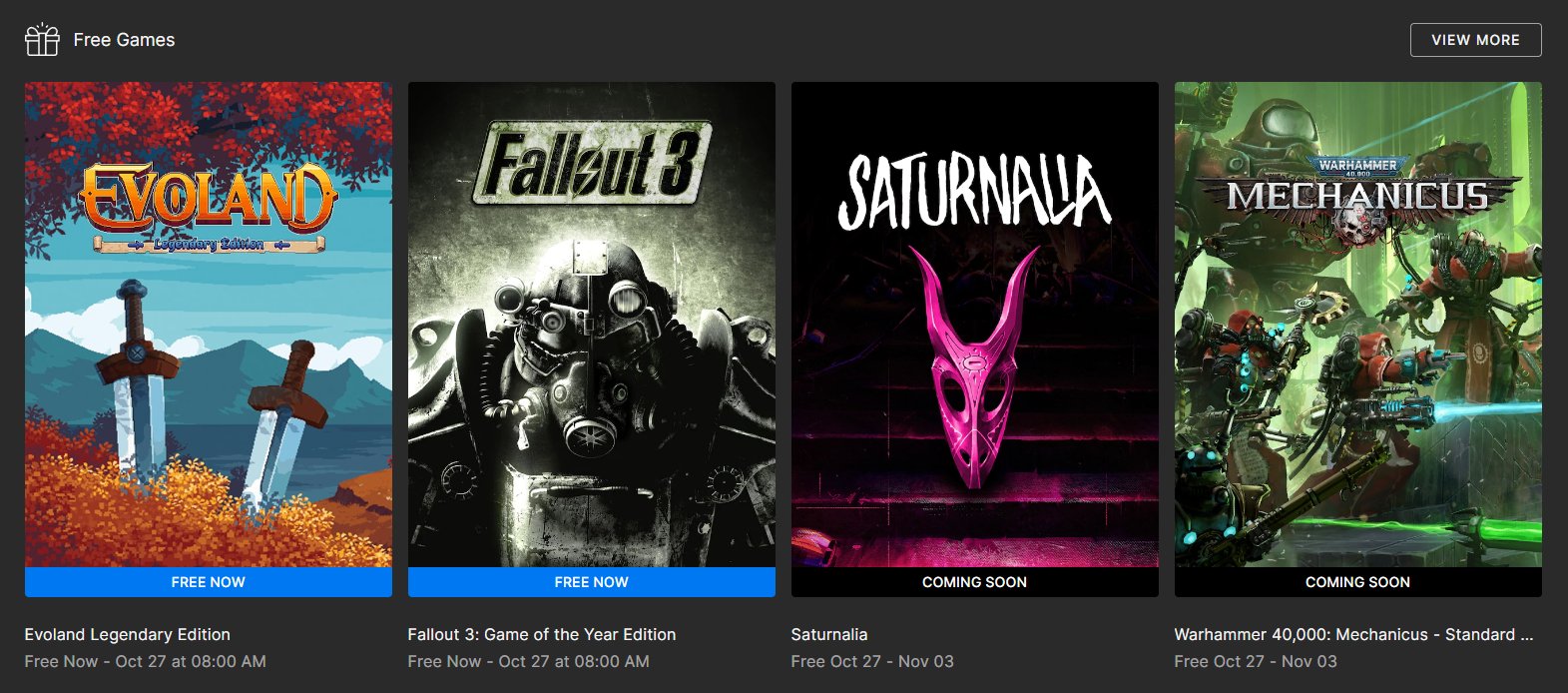 Wario64 on Twitter: "Last day to get Fallout 3: Game of the Year Edition  &amp; Evoland Legendary Edition for free on Epic Games Store  https://t.co/sCNJdcED9c https://t.co/brmFnEPJja" / Twitter