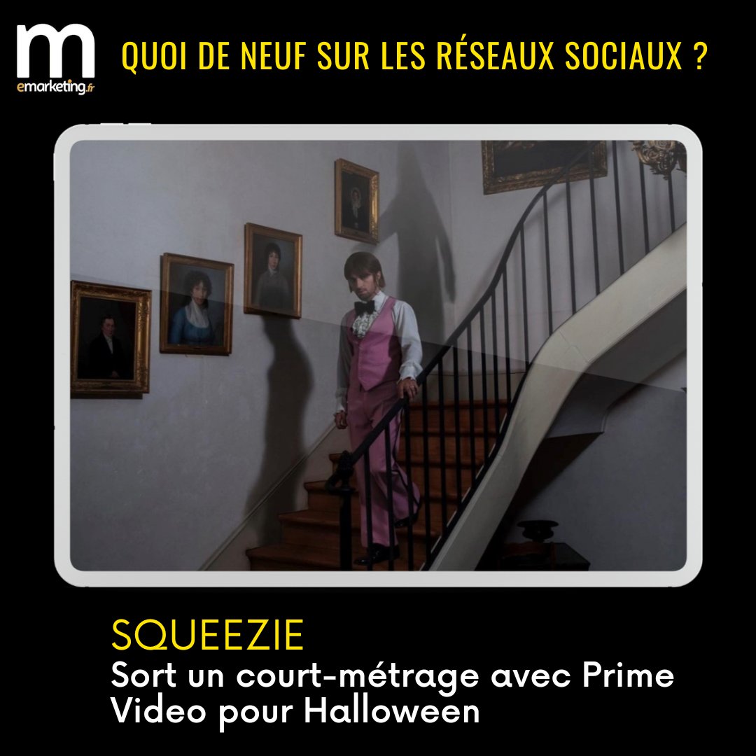 DorianeDsP's tweet photo. 📱 Quoi de neuf sur les réseaux sociaux ? 
@xSqueeZie sort un court métrage inspiré de ses #threadhorreur avec @PrimeVideoFR, @YouTube  change de design, @tiktok_France mise sur la pub...
👉🏻 https://t.co/MQvLPOPbuE 
#réseauxsociaux https://t.co/WeFV5A4izb