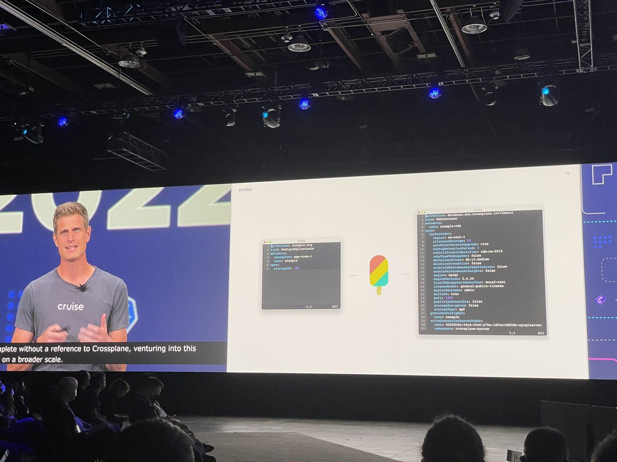 bassamtabbara's tweet photo. The power of community - @Cruise highlights the work @crossplane_io and @upbound_io have done to improve #kubernetes performance running lots of CRDs #Kubecon2022 #KubeCon https://t.co/DMN4Dczfzf