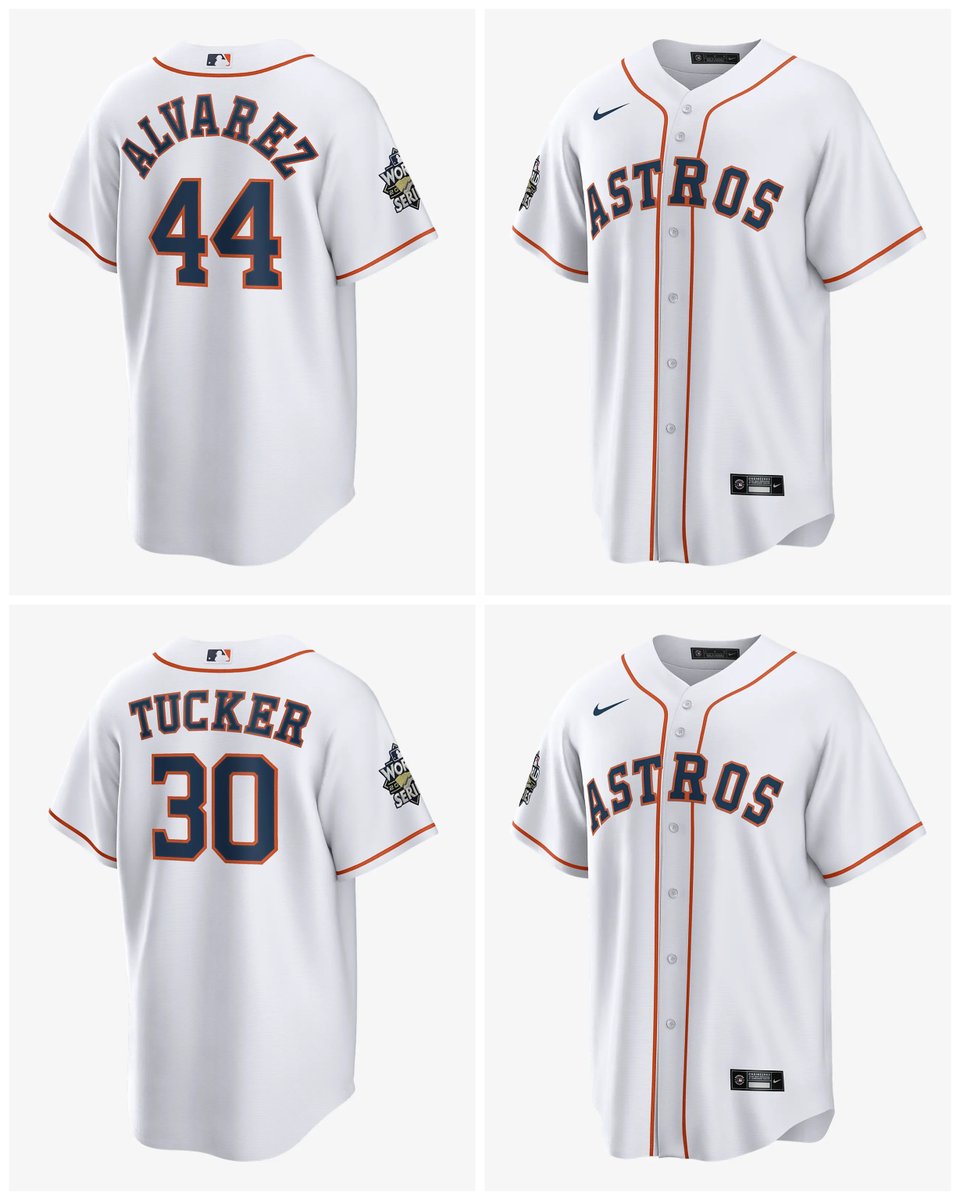SNKR_TWITR on Twitter "MLB Houston Astros 2022 World Series Replica Baseball Jerseys on Nike US