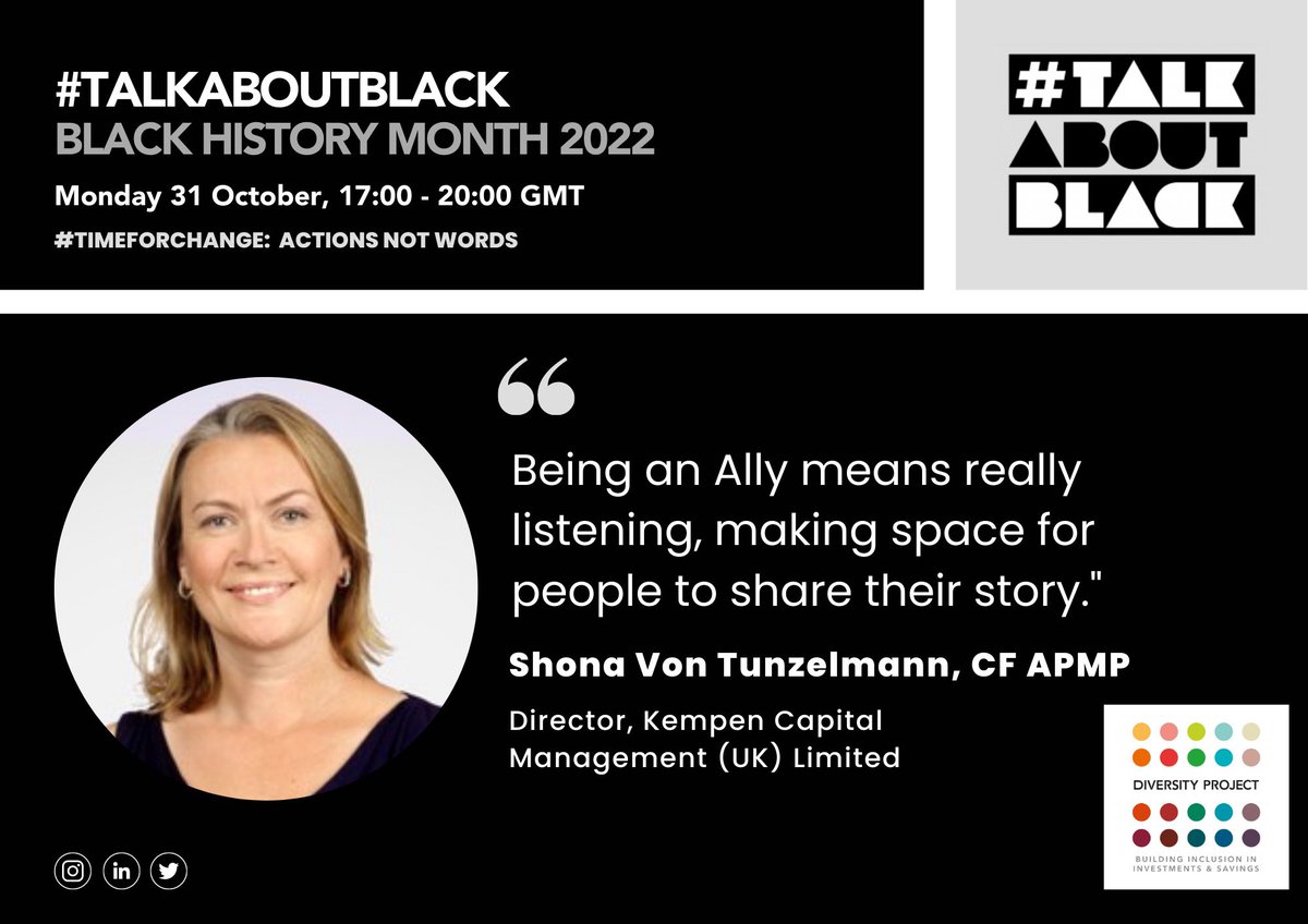 talkaboutblack's tweet photo. To get to a better tomorrow, we can't just focus on the past. Join us for this event online: https://t.co/5Ct5QPhqyX

#TIMEFORCHANGE #TALKABOUTBLACK #ImpactThruInclusion 
@DiversityProj @EricDCollins  @PilarOfSociety https://t.co/25hLgRYBMU