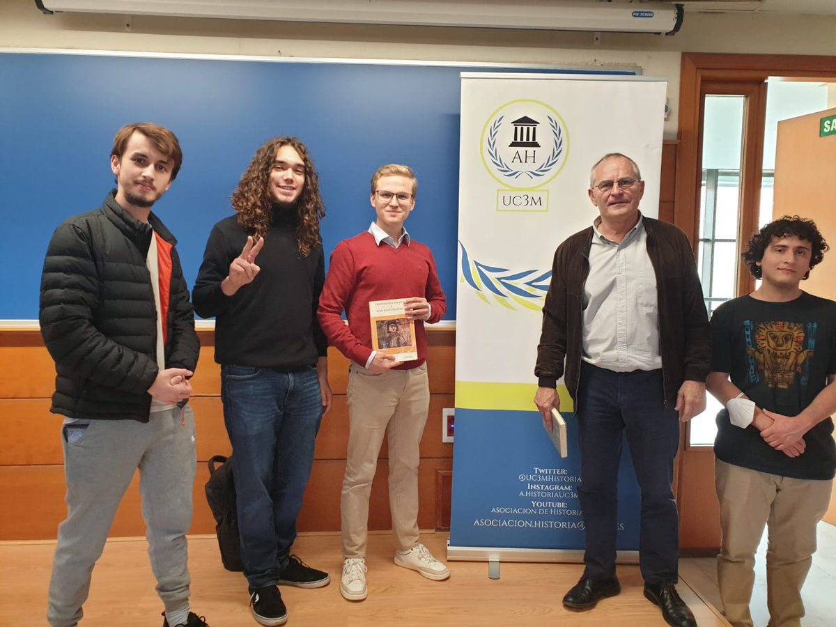 Hoy hemos asistido a la charla del gran Jaime Alvar sobre los factores que propiciaron la rápida extensión del cristianismo.

Ha habido una asistencia récord: 61 personas habéis acudido a esta interesantísima charla.

¡¡Muchas gracias a todos, os esperamos en la próxima!! ❤️